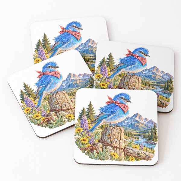 Item preview, Idaho Mountain Bluebird With Sass designed and sold by Whimspired By Paxx.
