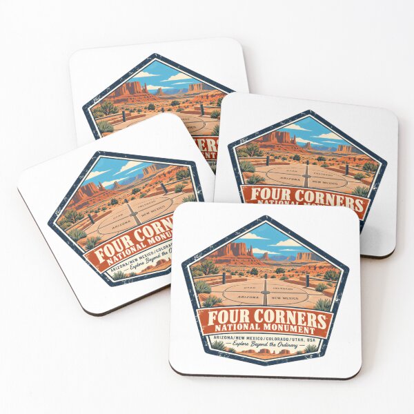 Item preview, Four Corners National Monument Arizona New Mexico Colorado Utah USA Travel Explorer designed and sold by NeedForParks.