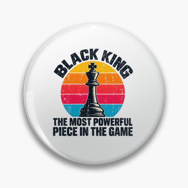 Item preview, Black King The Most Powerful Piece In The Game African American Empowerment Chess Player designed and sold by SkeletonsDanger.