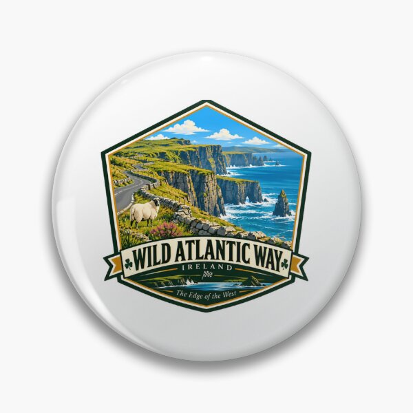 Item preview, Wild Atlantic Way Ireland The Edge Of The West Irish Travel Vacation Coastal Road Trip designed and sold by JonesFlora2025.