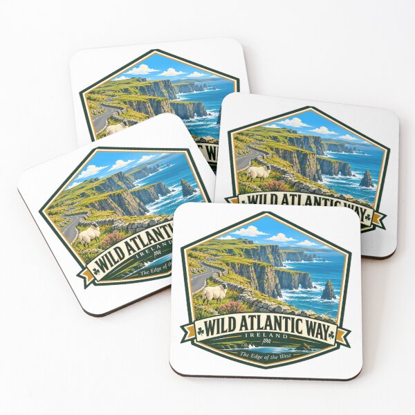 Item preview, Wild Atlantic Way Ireland The Edge Of The West Irish Travel Vacation Coastal Road Trip designed and sold by JonesFlora2025.