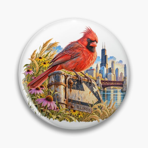 Item preview, Illinois Cardinal With Sass designed and sold by Whimspired By Paxx.