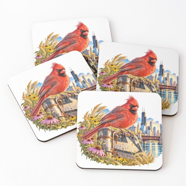 Item preview, Illinois Cardinal With Sass designed and sold by Whimspired By Paxx.