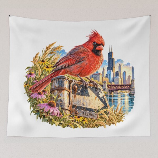 Item preview, Illinois Cardinal With Sass designed and sold by Whimspired By Paxx.