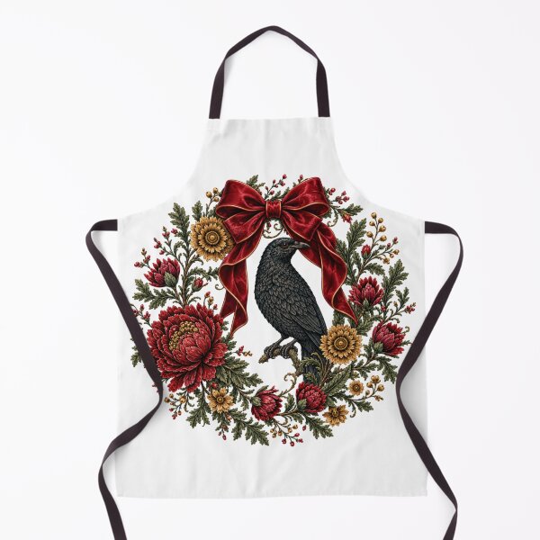 Item preview, Crow and Vibrant Boho Floral Wreath With Coquette Bow designed and sold by DrewRomeoCo.