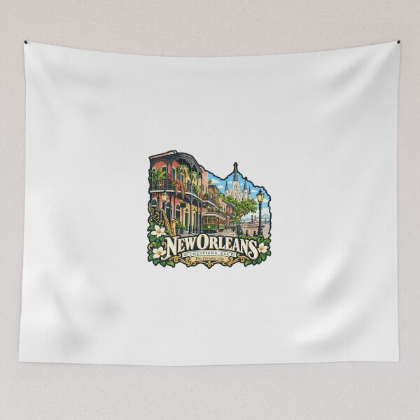Item preview, New Orleans Louisiana Usa The Crescent City Travel Vacation Souvenir designed and sold by Simsimah26Parks.
