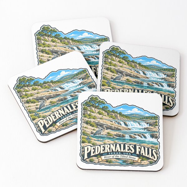 Item preview, Pedernales Falls Texas USA River Of The Tilted Stone State Park Nature Travel designed and sold by NightGlyph.