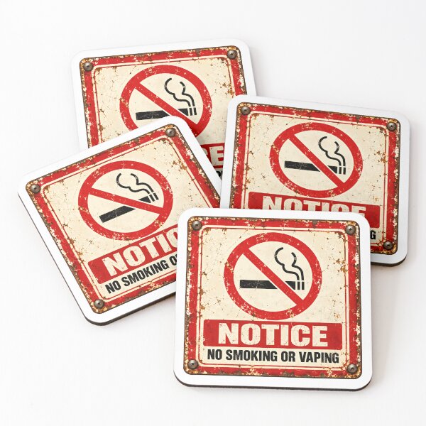 Item preview, Notice No Smoking Or Vaping Prohibition Smoke Vape Free Zone designed and sold by HumansStuck12.