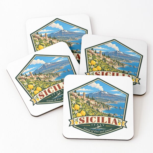Item preview, Sicilia Italy Island Of Fire And Lemons Italian Travel Vacation designed and sold by NeedForParks.