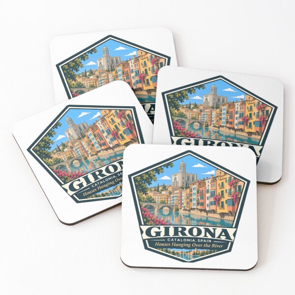Item preview, Girona Catalonia Spain Houses Hanging Over The River European Travel Souvenir designed and sold by JonesFlora2025.