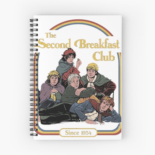 Item preview, The Second Breakfast Club Vintage Retro Parody 2 designed and sold by Kabege-Arts.