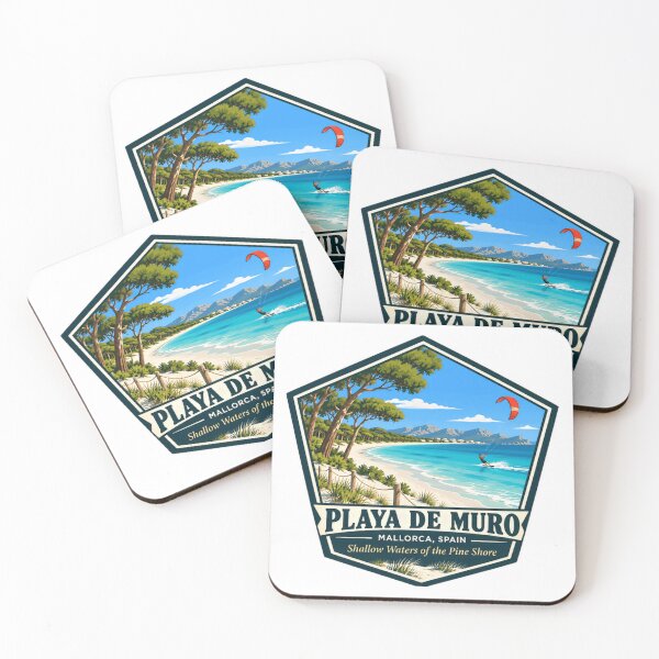Item preview, Playa De Muro Mallorca Spain Shallow Waters Of The Pine Shore Travel Vacation Souvenir designed and sold by JonesFlora2025.
