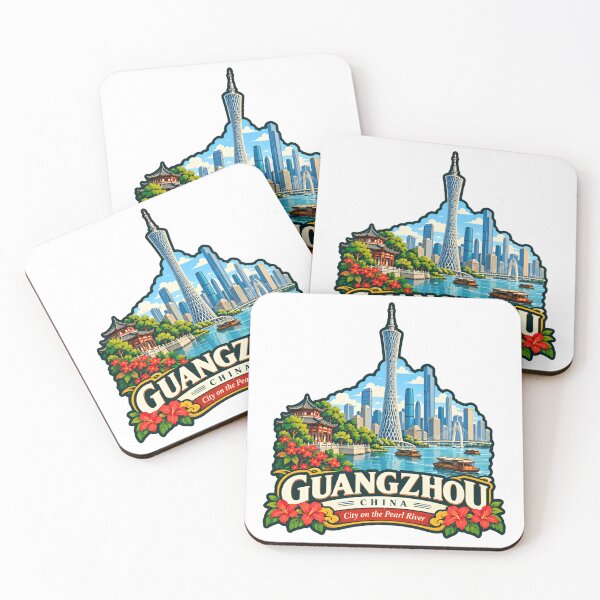 Item preview, Guangzhou China City On The Pearl River Travel Tourist Landmark Souvenir designed and sold by Simsimah26Parks.