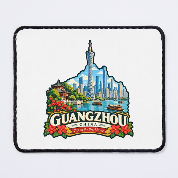 Item preview, Guangzhou China City On The Pearl River Travel Tourist Landmark Souvenir designed and sold by Simsimah26Parks.