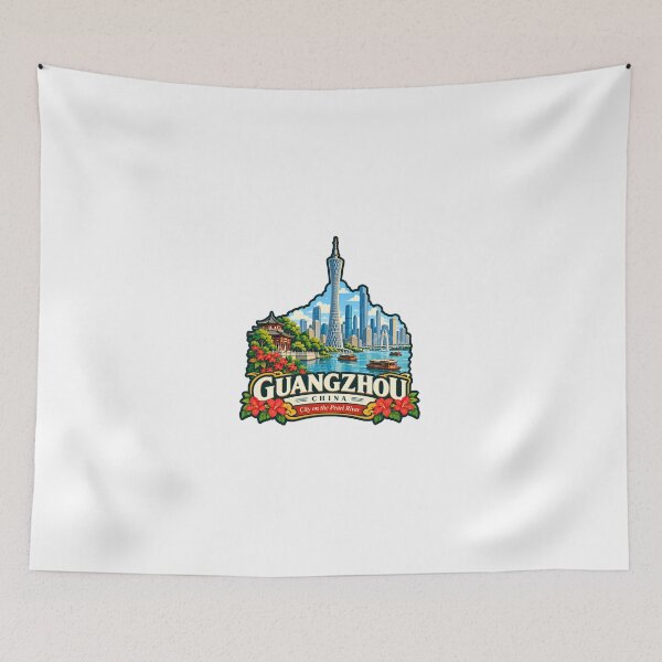 Item preview, Guangzhou China City On The Pearl River Travel Tourist Landmark Souvenir designed and sold by Simsimah26Parks.