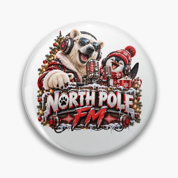 Item preview, North Pole FM Holiday Radio designed and sold by DansCreations42.