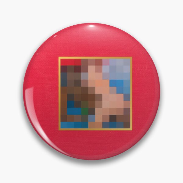 Item preview, Kanyewest Minimalist Albums My Beautiful Dark Twisted Fantasy Poster designed and sold by arisotaless.