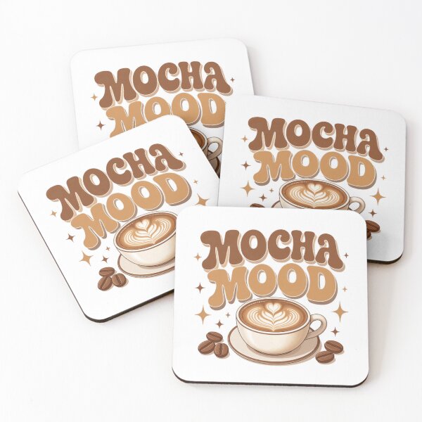 Item preview, Mocha Mood Coffee Lover Caffeine Drinker designed and sold by SkeletonsDanger.