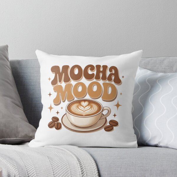 Item preview, Mocha Mood Coffee Lover Caffeine Drinker designed and sold by SkeletonsDanger.