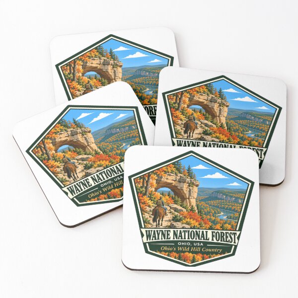 Item preview, Wayne National Forest Ohio USA Wild Hill Country Nature Travel Outdoors Hiking designed and sold by NightGlyph.