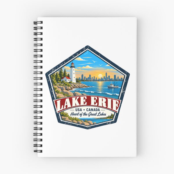 Item preview, Lake Erie USA Canada Heart Of The Great Lakes Travel Souvenir designed and sold by NeedForParks.