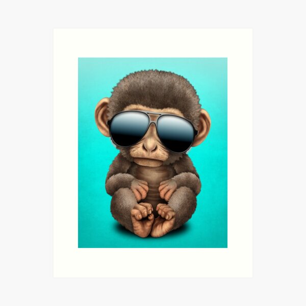 Begravelse cerebrum Summen Monkey Wearing Sunglasses Gifts & Merchandise for Sale | Redbubble