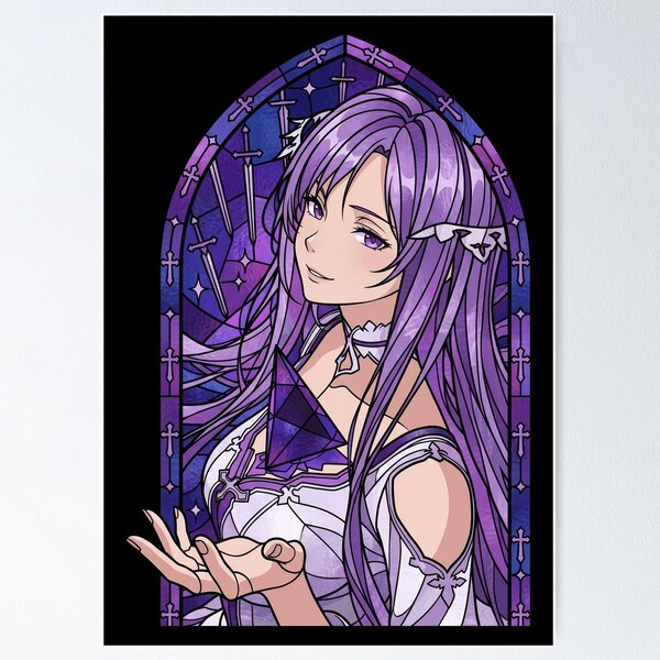 Item preview, Quinella Sword Art Online Mystic Violet Cathedral Stained Glass Aura designed and sold by mildaclairmo.