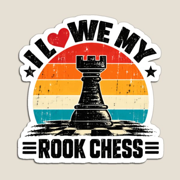 Item preview, I Love My Rook Chess Player Board Game Enthusiast designed and sold by SkeletonsDanger.