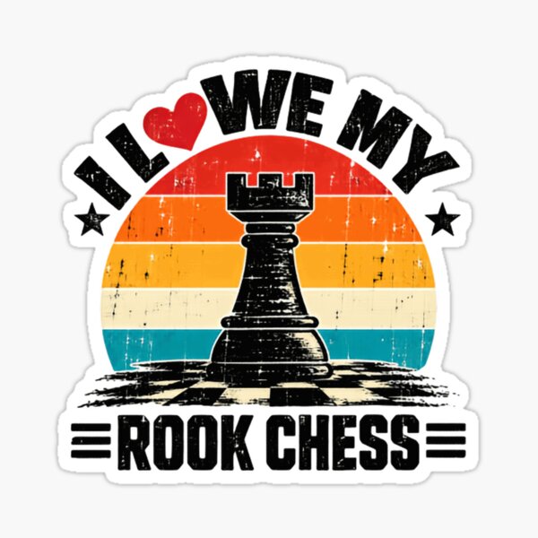 Item preview, I Love My Rook Chess Player Board Game Enthusiast designed and sold by SkeletonsDanger.