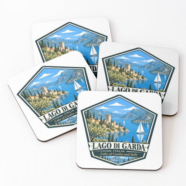 Item preview, Lago Di Garda Italia Lake Of Castles And Sails Travel Vacation Souvenir designed and sold by JonesFlora2025.