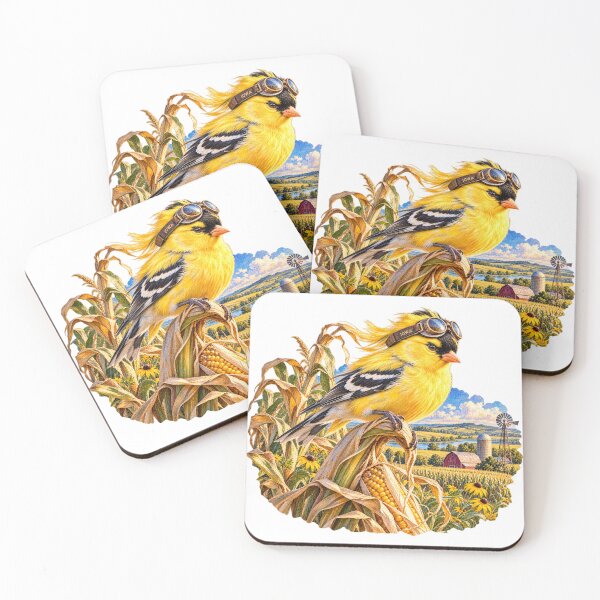 Item preview, Iowa Goldfinch With Sass designed and sold by Whimspired By Paxx.