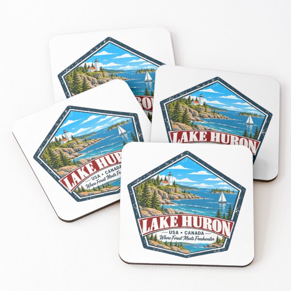 Item preview, Lake Huron USA Canada Where Forest Meets Freshwater Great Lakes Travel Vacation designed and sold by NeedForParks.