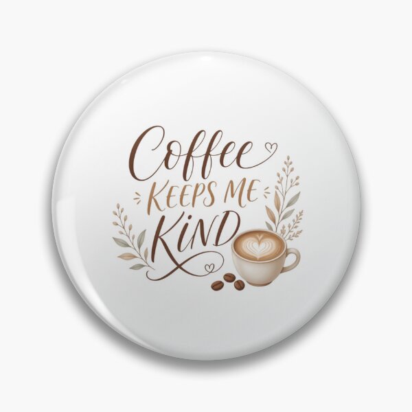 Item preview, Coffee Keeps Me Kind Coffee Lover Caffeine Drinker designed and sold by HumansStuck12.
