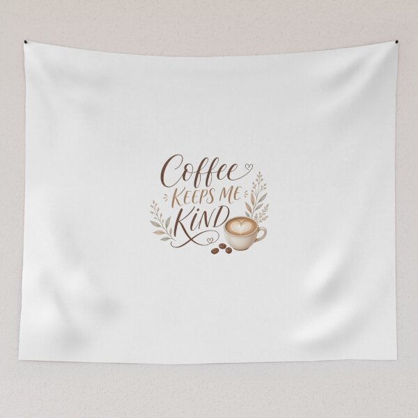 Item preview, Coffee Keeps Me Kind Coffee Lover Caffeine Drinker designed and sold by HumansStuck12.