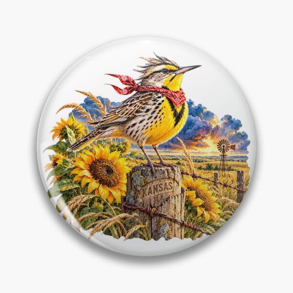 Item preview, Kansas Meadowlark With Sass designed and sold by Whimspired By Paxx.