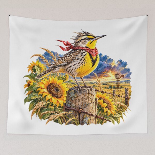 Item preview, Kansas Meadowlark With Sass designed and sold by Whimspired By Paxx.