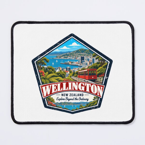 Item preview, Wellington New Zealand Explore Beyond The Ordinary Travel Souvenir designed and sold by NeedForParks.