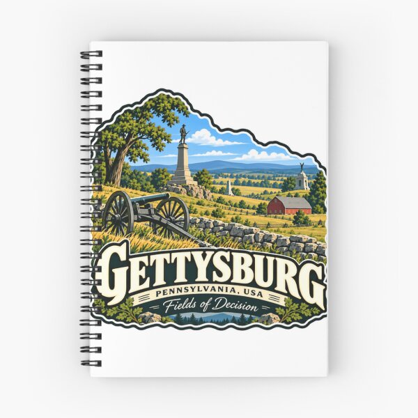 Item preview, Gettysburg Pennsylvania, USA Fields Of Decision American Civil War History Battlefield Landmark designed and sold by JonesFlora2025.