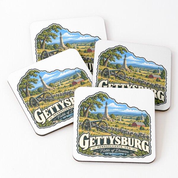 Item preview, Gettysburg Pennsylvania, USA Fields Of Decision American Civil War History Battlefield Landmark designed and sold by JonesFlora2025.