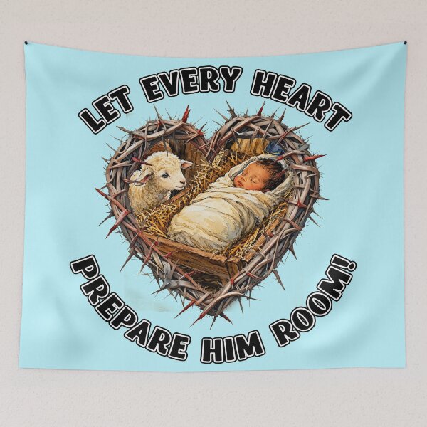 Item preview, Christmas: Let Every Heart Prepare Him Room! designed and sold by Lion and Lamb Design.