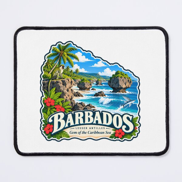 Item preview, Barbados Lesser Antilles Gem Of The Caribbean Sea Travel Island Vacation Tourist designed and sold by Simsimah26Parks.