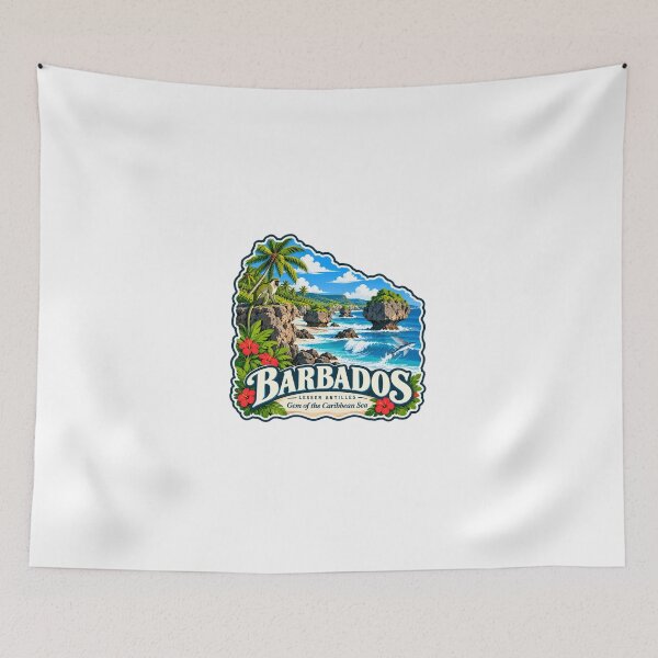 Item preview, Barbados Lesser Antilles Gem Of The Caribbean Sea Travel Island Vacation Tourist designed and sold by Simsimah26Parks.