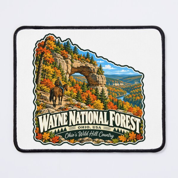 Item preview, Wayne National Forest Ohio USA Ohio's Wild Hill Country Nature Travel designed and sold by NightGlyph.