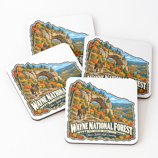 Item preview, Wayne National Forest Ohio USA Ohio's Wild Hill Country Nature Travel designed and sold by NightGlyph.
