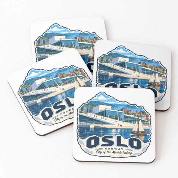 Item preview, Oslo Norway City Of The Marble Iceberg Travel Souvenir Tourist Landmark designed and sold by NeedForParks.