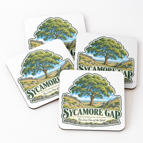 Item preview, Sycamore Gap Northumberland England The Lone Tree Of The Wall Hadrian's Wall Landmark Travel designed and sold by JonesFlora2025.