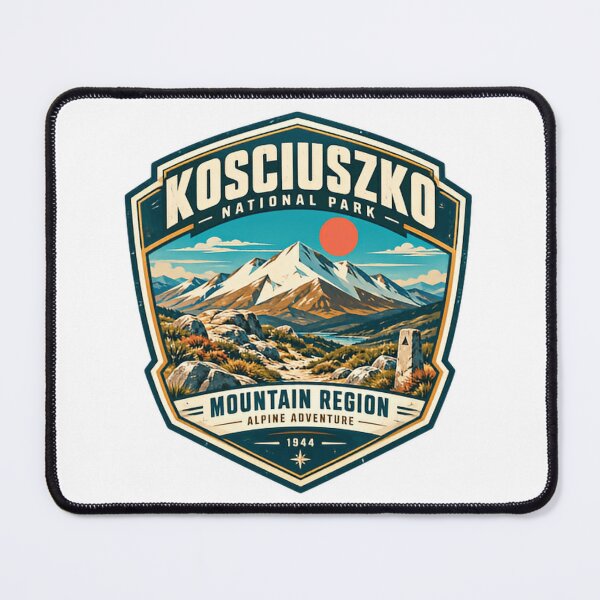 Item preview, Kosciuszko National Park Mountain Region Alpine Adventure 1944 Hiking Outdoors Souvenir designed and sold by JasonStars123.