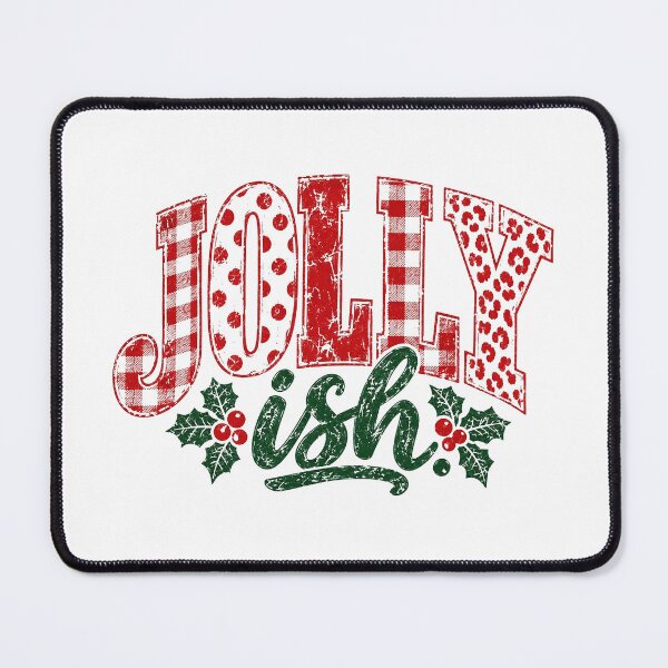 Item preview, Jolly Ish, Retro Christmas Shirt Design, Distressed Holiday designed and sold by art-sit-xky.