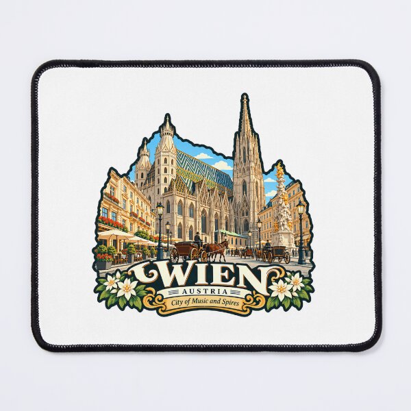 Item preview, Wien Austria City Of Music And Spires Vienna Travel Souvenir designed and sold by Simsimah26Parks.