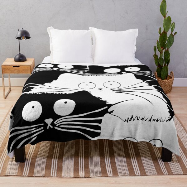 Item preview, Cats - Minimalist Kitten Black & White Art designed and sold by DGMaxShop.